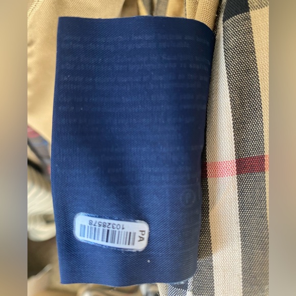 Unique Vintage Burberry Tan Trench Coat w/ Removable Wool Liner Sz 10 XXLong - Picture 14 of 15